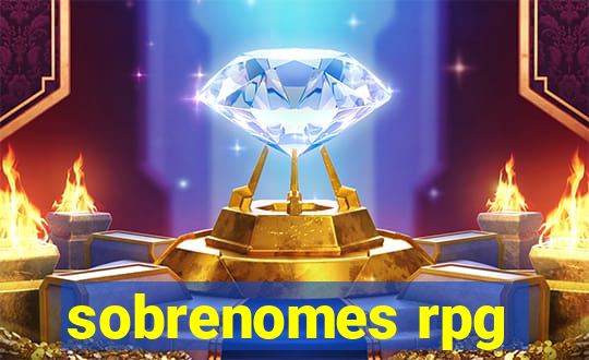 sobrenomes rpg